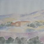 Landscape at sunset